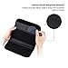 JJC 4 Pockets Lens Filter Case for Filter Up to 82mm (37mm 40.5mm 43mm 46mm 49mm 52mm 55mm 58mm 62mm 67mm 72mm 77mm),Foldout Filter Pouch with Microfiber Cleaning Cloth,Photography Filter Holder Bag