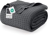 Utopia Bedding 100% Baumwolle Sommerdecke (228x182 cm, Anthrazit)