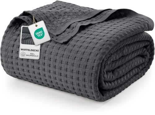 Utopia Bedding 100% Baumwolle Waffeldecke sommerdecke...