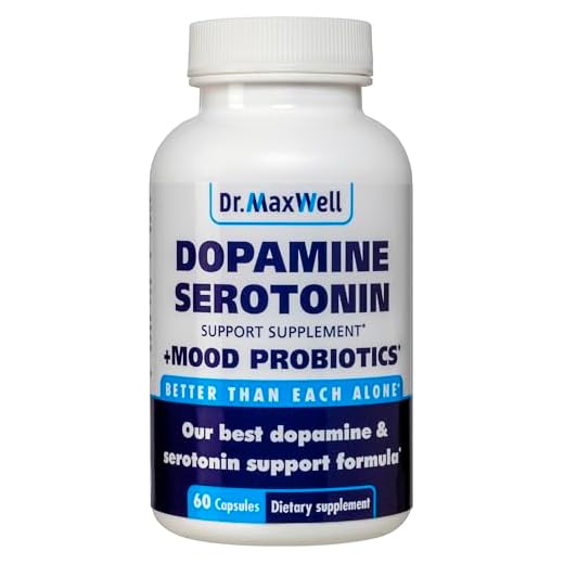 Serotonin and Dopamine Supplements with Mood Probiotic, 5in1 Supplement with (1) Dopamine Precursors, (2) Serotonin Precursors, (3) Mood Support, (4) Relaxation Nutrients, (5) Focus & Brain Support*