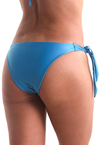 Calcinha Biquíni Avulso Laço Orquídea - Azul Claro - P