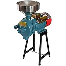 Electric Grain Mill, 3000W 110V Heavy Duty Mill Grinder Heavy Duty Grain Grinder Commercial Electric Feed Mill Dry Cereals Grinders Corn Grain Coffee Wheat Feed Machine With Funnel