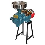 Electric Grain Mill, 3000W 110V Heavy Duty Mill Grinder Heavy Duty Grain Grinder Commercial Electric Feed Mill Dry Cereals Grinders Corn Grain...