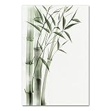 MAXSP Pintura de tinta abstracta irreal china, póster de hoja de bambú, estampado decorativo Zen, arte de pared, lienzo, pintor, Cuadros decorativos for casa (Color : 3175-04, Size : 30x45cm No Fram