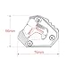 Modeer For S1000XR 2020-2024 Motorcycle CNC Kickstand Side Stand Enlarge Extension Pad s 1000 xr s1000 xr s 1000xr Accessories Color Black
