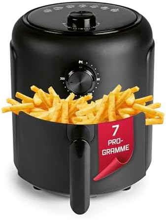 Gourmetmaxx Hot Air Fryer, 2.3 L Airfryer with Timer, Touchscreen...