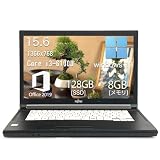 【中古】富士通 LIFEBOOK A746 ノートパソコン/インテル Core i3 6100U 搭載 / メモリ8GB / Windows11 / 15.6型ワイド / 日本語配列キーボード付き/無線LAN・Bluetooth対応/Office 2019付属 (SSD128GB)