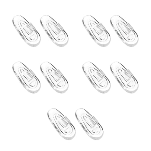 Glasses Nose Pads, Silicone 15mm Push on Spectacle Nosepads Eyeglass Cushion | Universal Replacement Anti-slip Nose Glass for