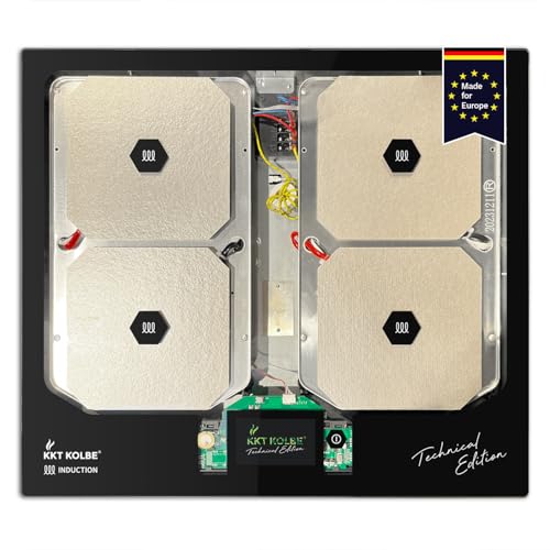 Placa de inducción 60 cm/Pantalla táctil TFT/Independiente / 7,2 kW / 4 zonas / 2 zonas Flex / 9 niveles/Sin marco/Calentamiento rápido/Función BBQ / IND5905EDIT