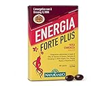 naturando energia forte plus 40 perle energetico naturale con olio di germe di grano, pappa reale, ginseng sigillo oro, vitamina b12 per contrastare la stanchezza fisica e mentale