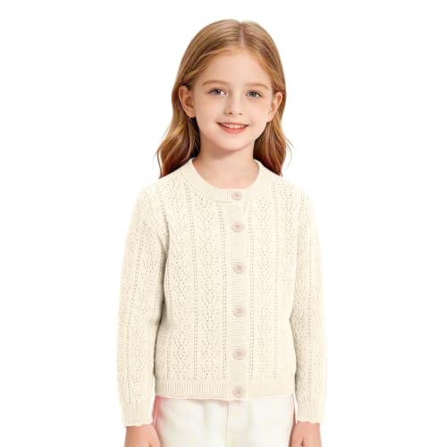 Chaqueta de punto para niños con tejido transpirable blanco 2