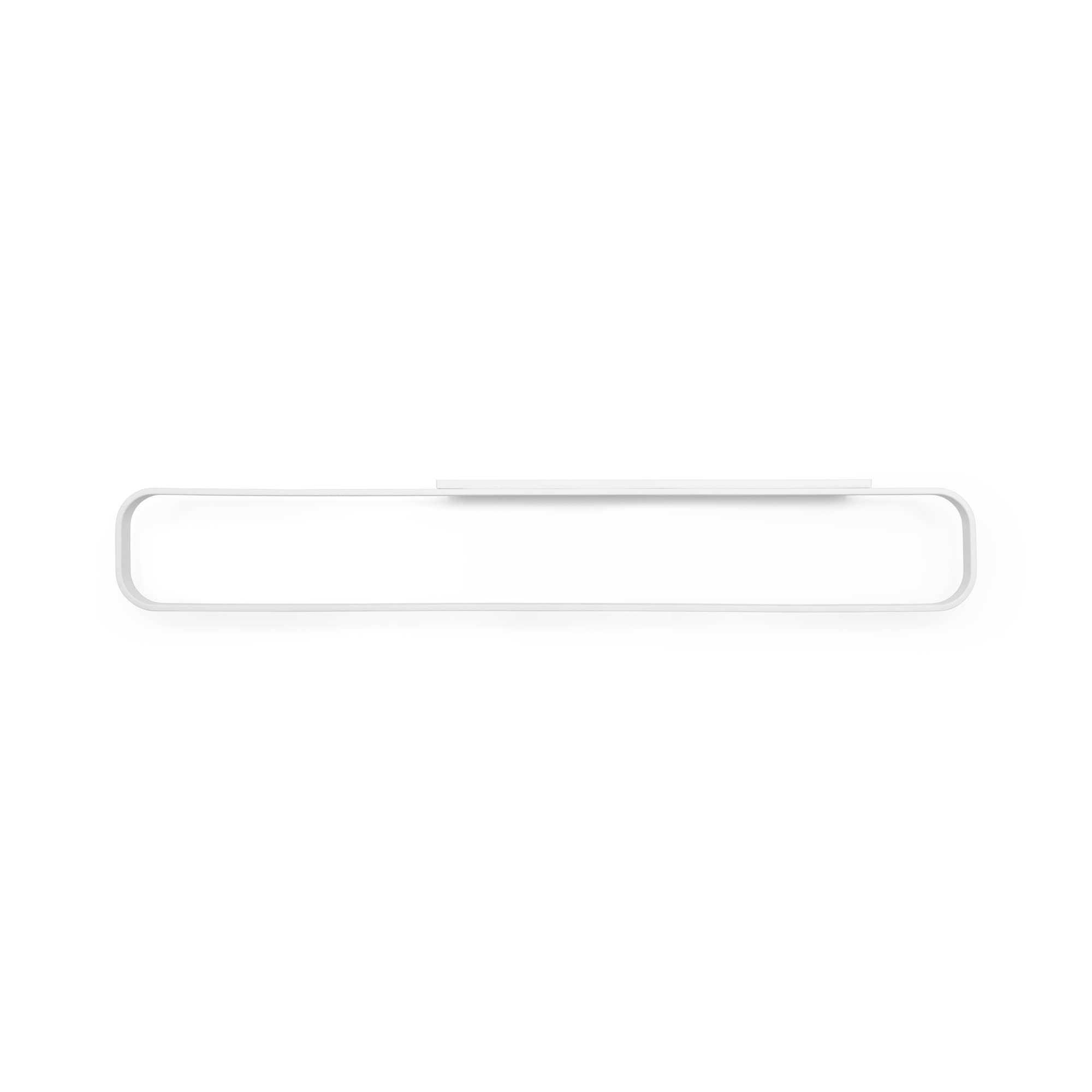 Brabantia - Porte-Serviettes Mindset - Convient aux Serviettes Normales & Grandes Serviettes Pliées - Supporte Jusqu'à 2 kg - Accessoire de Rangement pour Salle de Bain - Fresh White - 56 x 8,5 cm