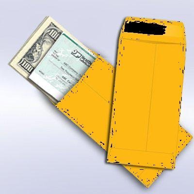 7 envelopes para moedas, 100 Reg. Gum