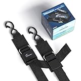 WavesRx Marine Boat Trailer Transom Tie-Down (2 Pack) | Adjustable 2