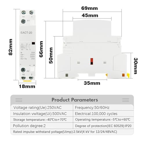 Contacteur modulaire 12V 20A pour sécuriser vos circuits électriques