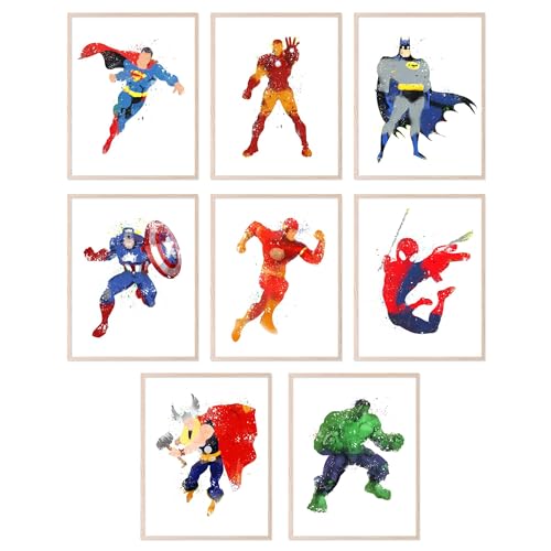 BigWig Prints - Superhero Posters for Kids, Comic Book Wall