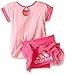 adidas Baby Girls' Top and Skort Set, Pink Glow, 24 Months