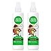 Fresh Monster Kids Detangler Spray Coconut, 2 count, 8 ounce bottles for FINE to NORMAL hair types