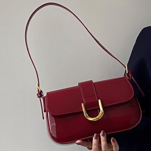 Image of Small Shoulder Bag for women,Crossbody Purses,Leather Tote Handbag Clutch Hobo Purse,with Zipper Closure for Women