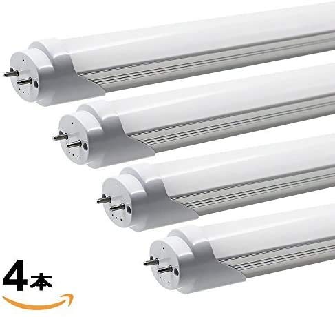 Amazon | LED蛍光灯 40W型 120cm 4本セット | ルミーテック | 直管蛍光灯