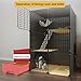 DELURA 3-Tier Cat Cage Indoor Removable Kennels Detachable Metal Wirecat Playpen Crate Large Exercise Place Ideal for 1-2 Cat (Size : Medium)