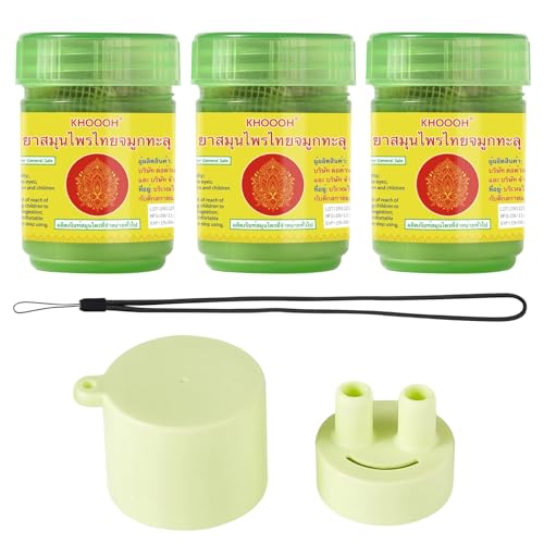 3 Stück Duftdose Compound Thai-Kräuter-Inhalator