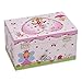 Lucy Locket Enchanted Fairy Musical Jewelry Box for Children - Glittery Kids Music Box with Ring Holder