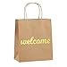 Welcome Bags for Wedding Guests - High Quality Kraft Paper Bags Bulk Perfect as Wedding Welcome Bags for Hotel Guests - Excellent to Present Wedding Favors for Guests (50-Pack)