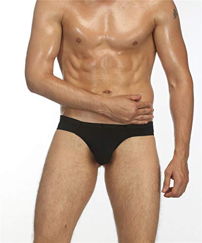 JOCKMAIL Men's Thong Underwear G-Strings Ice Silk Bikini Underwear Low Rise T-Back Under Panties3