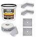 Produktbild Isolbau Dicht-Set - Inkl. 1x Flüssigfolie (5,5 kg), 1x Dichtband (5 m), 2x Innenecken & 2x Manschetten