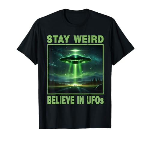Funny UFO Alien Spaceship UFO Men Women Kids World UFO Day Camiseta