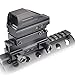 Ulightfire Riser Rail Mount with 20mm Dovetail Base 8 Slots 145mm Length Rail Mount