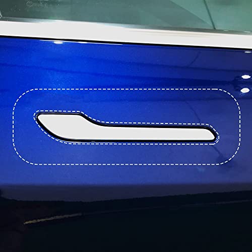 [4pcs in 1set] skoko Tesla Model Y/YL (Including Juniper) / Model 3 Highland Door Handle & Around Scratch Guard PPF Film Transparent Sticker Wrap Made in Korea