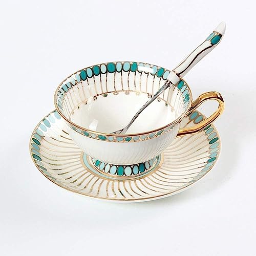 Ensemble tasse et soucoupe de tasses à thé porcelaine