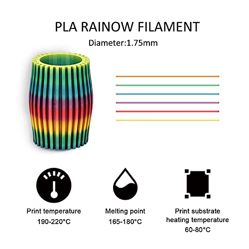 Filamento 3D PLA ZRONG 1.75mm Impresión Colorida Profesional - Fernando Cortés
