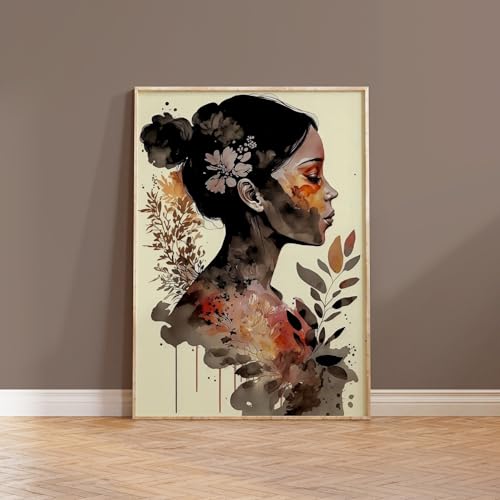 Affiches et impressions florales 60x90cm TONGYINLI toile sans cadre