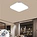 ZPRIO 48W Plafón LED Regulable,Panel De Plafón Para Pasillo,Salón,Cocina,Oficina,Clase De Protección De Lámpara Moderna,Luz De Bajo Consumo,Regulable (3000-6500K) Con Mando A distancia (48W Regulable)