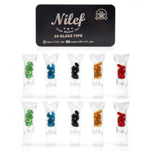 Reusable Glass Filter Tips | Flat Mouthpiece...