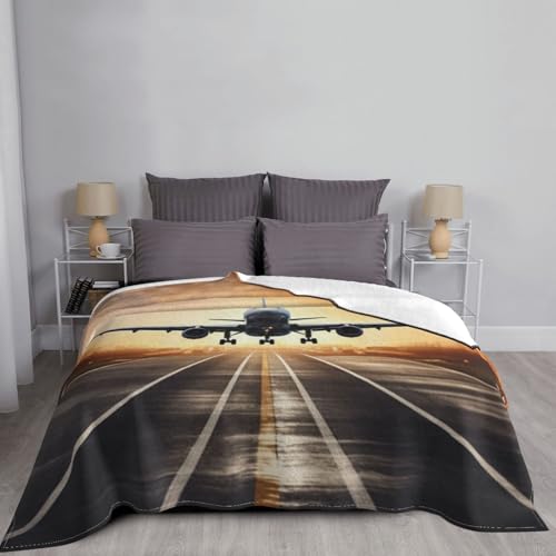 Couverture polaire contre le froid en avion et climatisation sofa