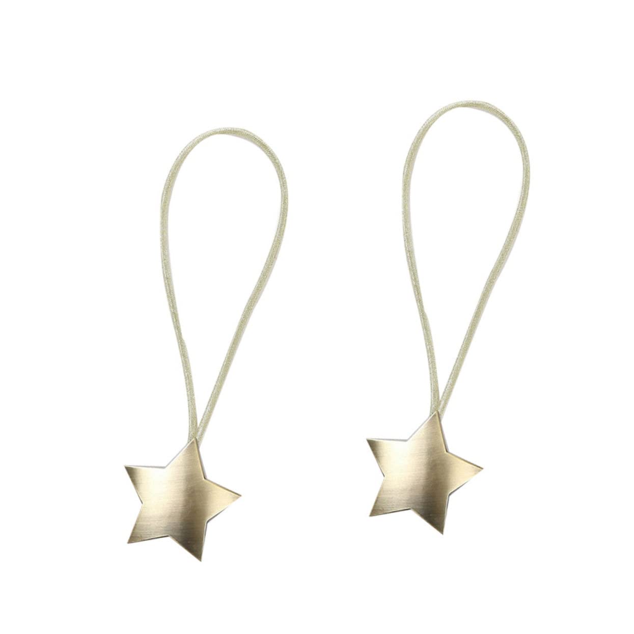 ABOOFAN 4 Pièces Embrasses De Rideau Boucle De Rideau Magnétique Crochet De Traction Supports De Draperies Magnétiques Support Magnétique Accessoires De Crochets De De