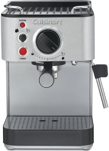 Cuisinart 1.66 Quart Stainless Steel Espresso Maker, Silver, EM-100NAS