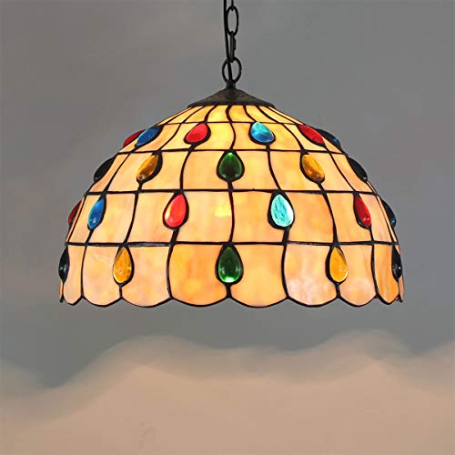 Plafonnier Phoenix Tail lustre 12" d'exception en perles pour intérieur raffiné