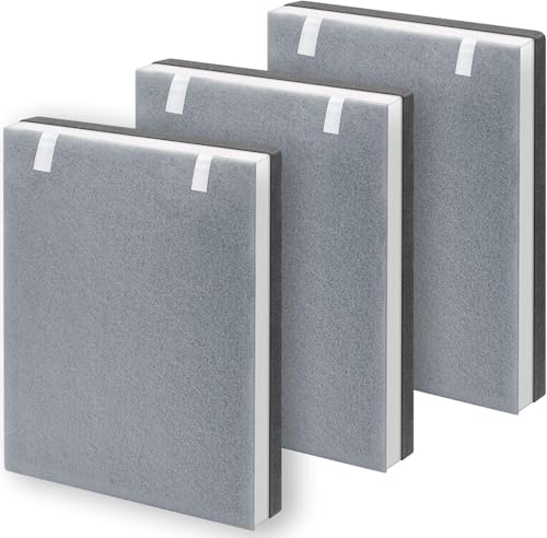Image of 3 Pack Vital 100 HEPA Replacement Filter Compatible with LEVOIT Vital 100 Air Purifi-er, HEPA and High-Efficiency Activated Carbon Filter Set, Part Number Vital 100-RF