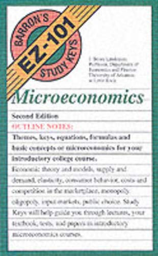EZ-101 Microeconomics (EZ-101 Study Keys)