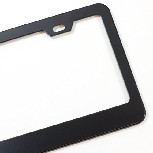 United Pacific 49999 Black License Frame Kit (2X Metal, With Fasteners And Caps), 2 Pack #TOP4