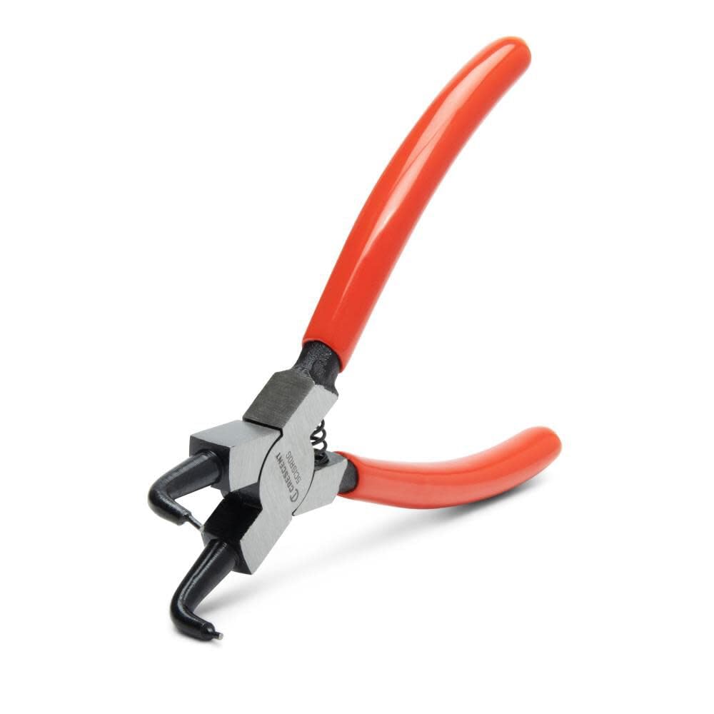 Crescent Straight Internal Snap Ring Pliers - Rings Installation & Removal Tool for Home Improvement, Repair & Mechanic Use - 5" - 5SISRDG
