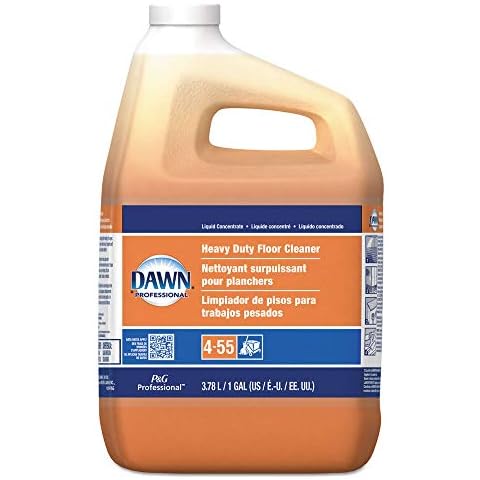 Dawn Professional 08789 Heavy-Duty Floor Cleaner, Neutral Scent, 1gal Bottle, 3/carton Cover