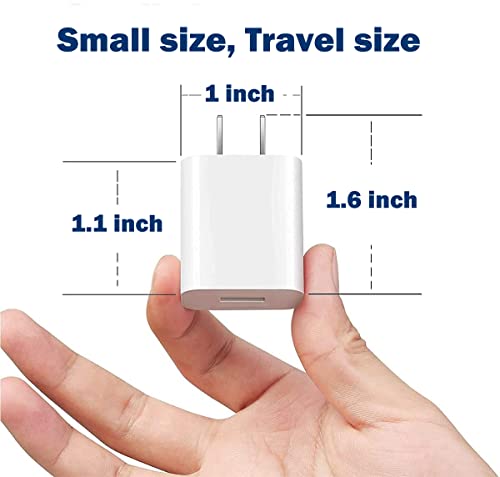 Iphone Charger 10Ft, [Apple Mfi Certified] Long Lightning Cable Data Sync Charging Cords With Usb Wall Charger Travel Plug Adapter For Iphone 13 12 11 Pro Max/Se 2020/X/Xr/8/7/6/Ipad And More(2Pack) #TOP5