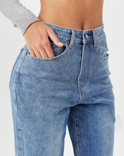 Zylioo Tall Jeans for Women 32"/34" Inseam Long Stretch Denim Pants Straight Leg Mid Rise Classic Fit for Tall Ladies4