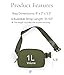YOSHUYUKI Cross Body Fanny Packs for Women Men Fashion Waist Bag Pouch Nylon Small Travel Crossbody Bags Mini Purse Everywhere Belt Bag Bum Bag with Adjustable Strap for Running Hiking Dim Olive